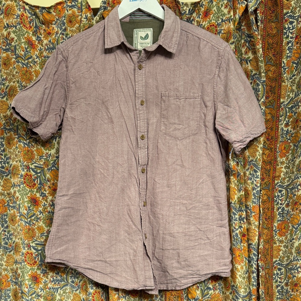 Alexander Julian Short Sleeve Shirt - Lavender Hue